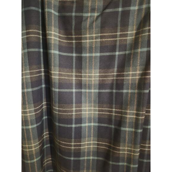 Charter Club Skirt Womens Multi Plaid Lined Vent Back Woman's Skirt New Size 18 - Picture 3 of 9